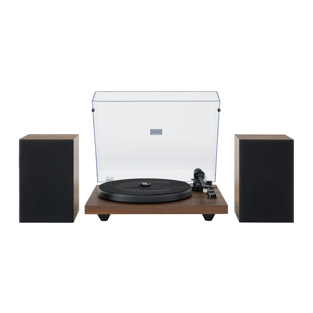 Система проигрывания пластинок с колонками. Crosley Radio C62